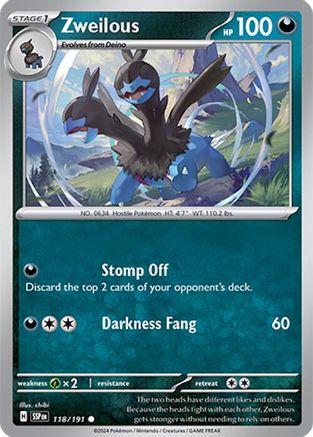 Zweilous 118/191 SV08 Surging Sparks - Common