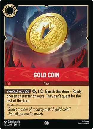 Gold Coin - 133/204 - Common (Foil)