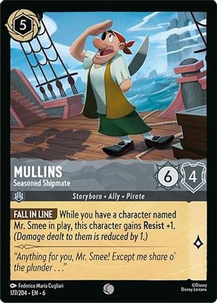 Mullins (Seasoned Shipmate) - 177/204 - Common (Foil)