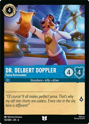 Dr. Delbert Doppler (Fussy Astronomer) - 152/204 - Uncommon (Foil)