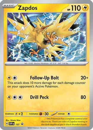 Zapdos 157 - Holofoil - Promo