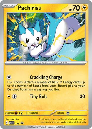 Pachirisu 158 - Holofoil - Promo
