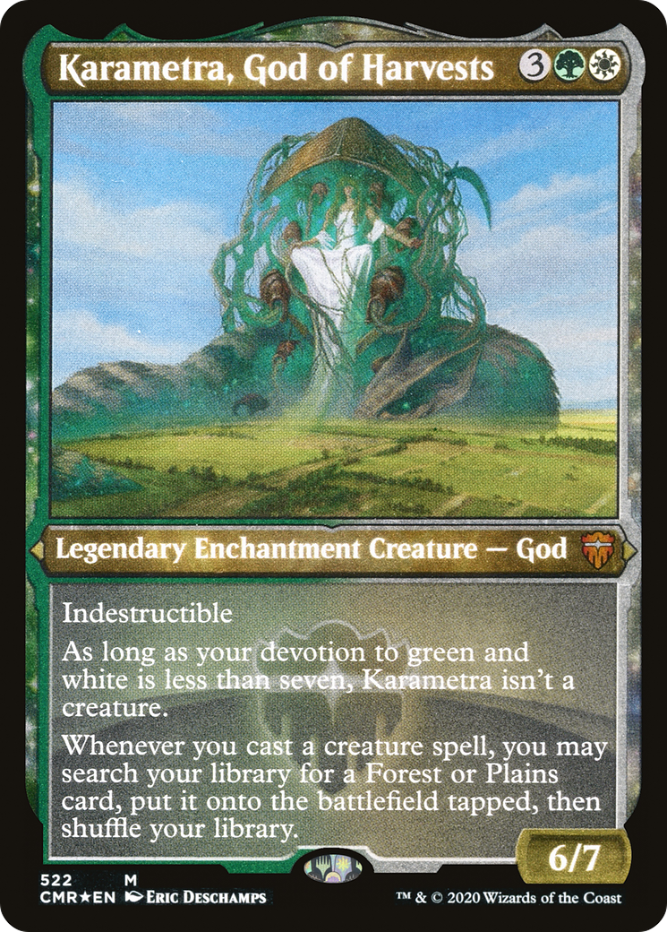 Karametra, God of Harvests (Foil Etched) (CMR-522) Foil