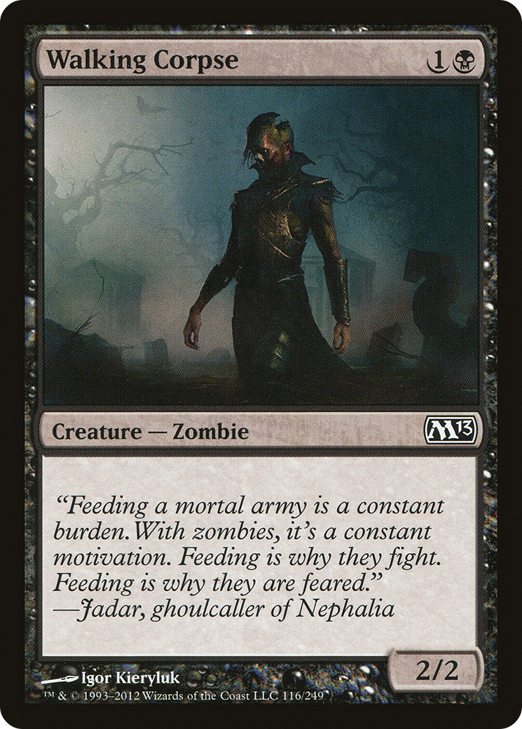 Walking Corpse (M13-116) Foil