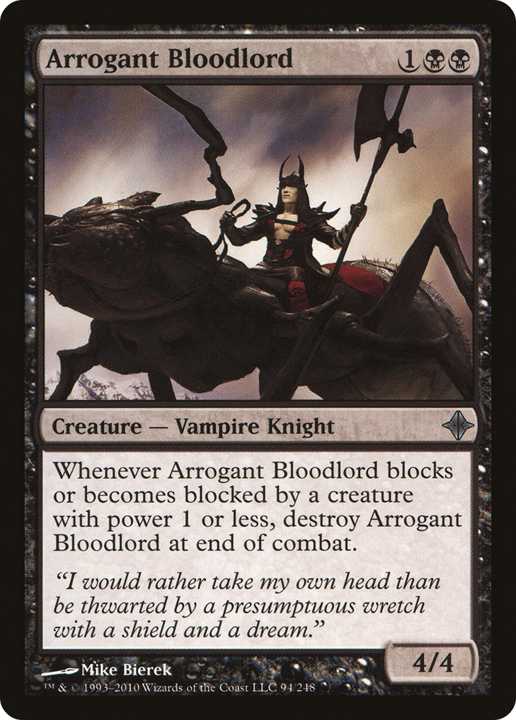 Arrogant Bloodlord (ROE-094) Foil