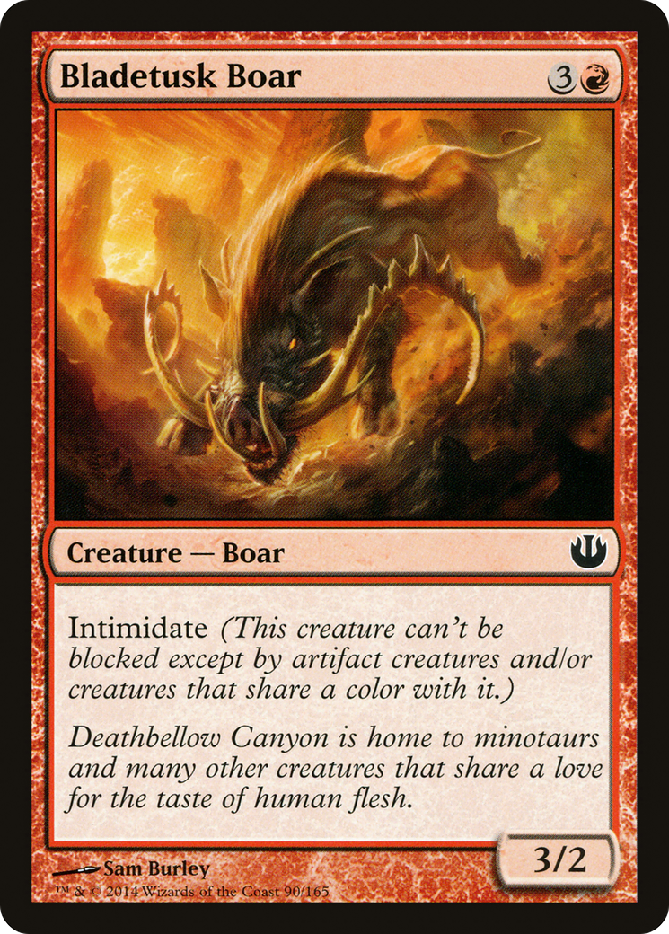 Bladetusk Boar (JOU-090) Foil