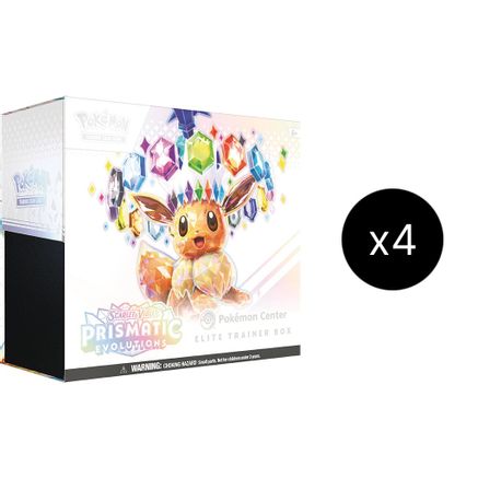 Prismatic Evolutions Pokemon Center Elite Trainer Box (Exclusive) Case