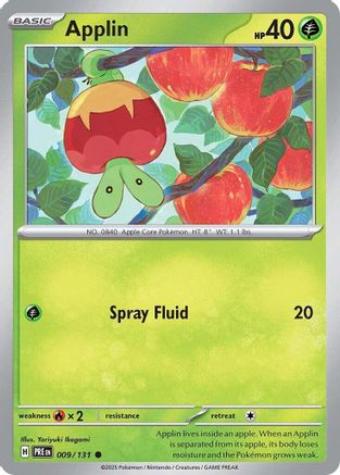 Applin 009/131 SV Prismatic Evolutions - Common