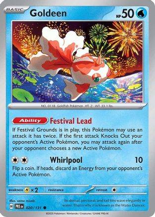 Goldeen - 020 - Reverse Holofoil - Common