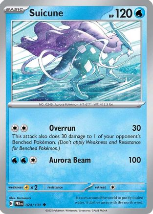 Suicune 024/131 SV Prismatic Evolutions - Uncommon