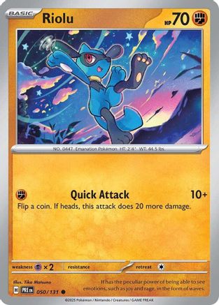Riolu - 050 - Reverse Holofoil - Common