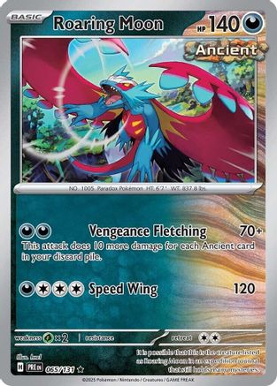Roaring Moon - 065 - Reverse Holofoil - Rare