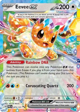 Eevee ex - 075/131 - Holofoil - Double Rare