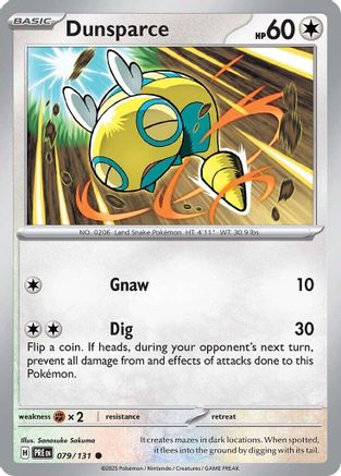 Dunsparce - 079 - Reverse Holofoil - Common
