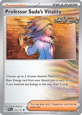 Professor Sada's Vitality 120/131 SV Prismatic Evolutions - Uncommon