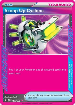 Scoop Up Cyclone - 128 - Holofoil - ACE SPEC Rare