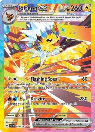 Jolteon ex - 153/131 - Holofoil - Special Illustration Rare