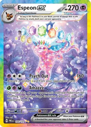 Espeon ex - 155/131 - Holofoil - Special Illustration Rare