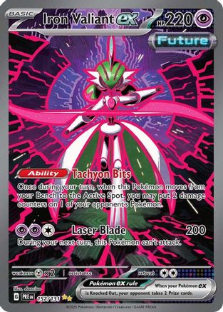 Iron Valiant ex - 157 - Holofoil - Special Illustration Rare