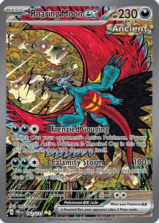 Roaring Moon ex 162/131 - Holofoil SV Prismatic Evolutions - Special Illustration Rare