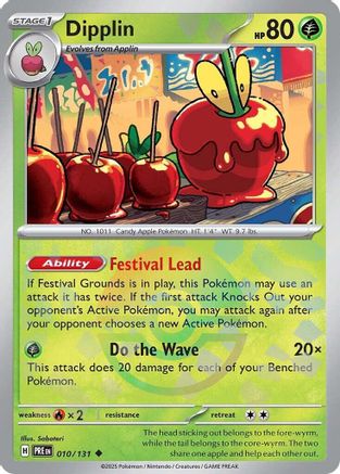 Dipplin (Poke Ball Pattern) 010/131 - Holofoil SV Prismatic Evolutions - Uncommon