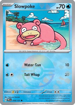 Slowpoke (Poke Ball Pattern) - 018 - Holofoil - Common