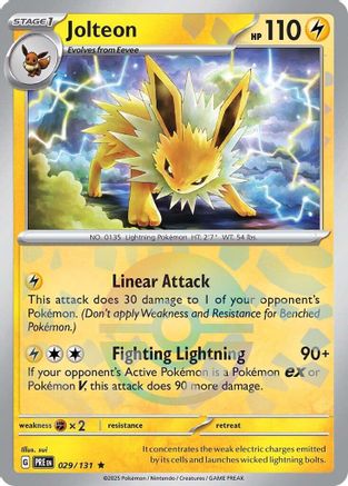 Jolteon (Poke Ball Pattern) - 029 - Holofoil - Rare