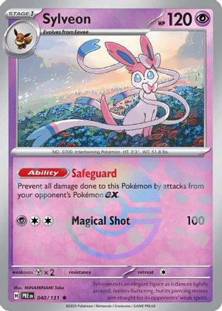 Sylveon (Poke Ball Pattern) - 040 - Holofoil - Rare