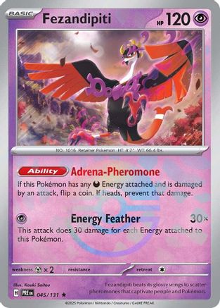 Fezandipiti (Poke Ball Pattern) - 045 - Holofoil - Rare