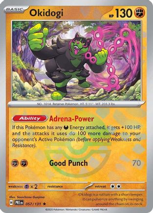 Okidogi (Poke Ball Pattern) - 057 - Holofoil - Rare