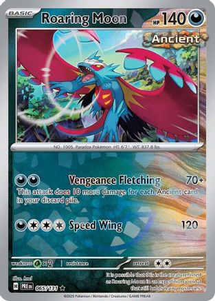 Roaring Moon (Poke Ball Pattern) - 065 - Holofoil - Rare