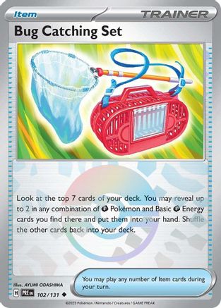 Bug Catching Set (Poke Ball Pattern) 102/131 - Holofoil SV Prismatic Evolutions - Uncommon