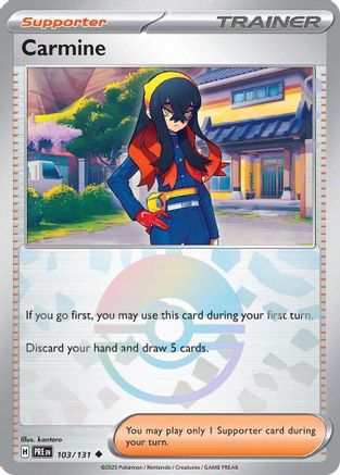 Carmine (Poke Ball Pattern) - 103 - Holofoil - Uncommon