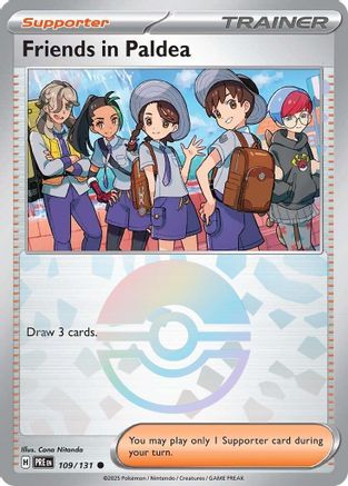 Friends in Paldea (Poke Ball Pattern) - 109/131 - Holofoil - Common