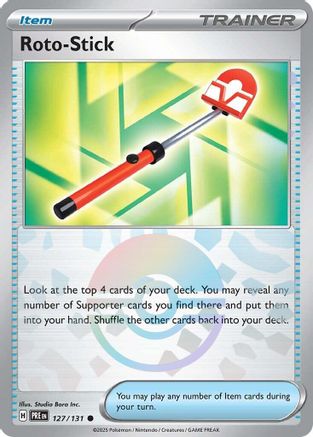 Roto-Stick (Poke Ball Pattern) 127/131 - Holofoil SV Prismatic Evolutions - Common