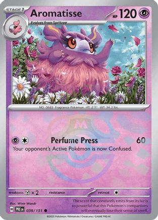 Aromatisse (Master Ball Pattern) 039/131 - Holofoil SV Prismatic Evolutions - Common