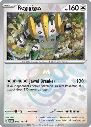 Regigigas (Master Ball Pattern) - 086 - Holofoil - Uncommon