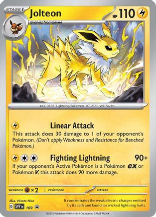 Jolteon 169 - Holofoil - Promo