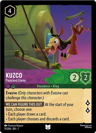 Kuzco (Panicked Llama) - 71/204 - Uncommon