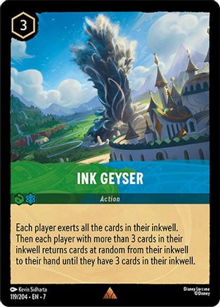 Ink Geyser - 119/204 - Rare
