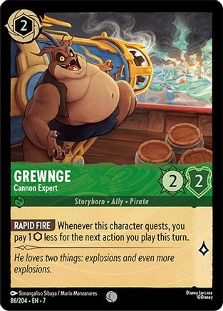 Grewnge (Cannon Expert) - 86/204 - Common (Foil)