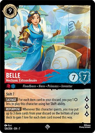 Belle (Mechanic Extraordinaire) - 126/204 - Super Rare