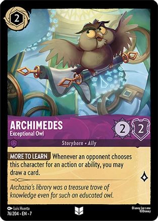 Archimedes (Exceptional Owl) - 76/204 - Uncommon