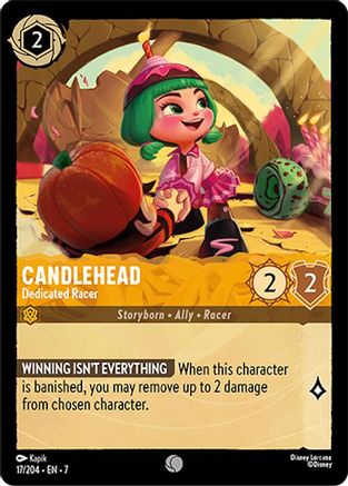 Candlehead (Dedicated Racer) - 17/204 - Common (Foil)