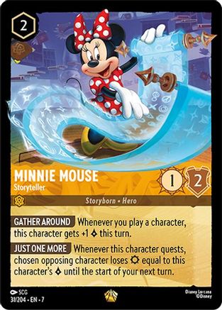 Minnie Mouse (Storyteller) - 31/204 - Legendary