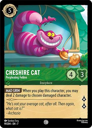 Cheshire Cat (Perplexing Feline) - 91/204 - Common