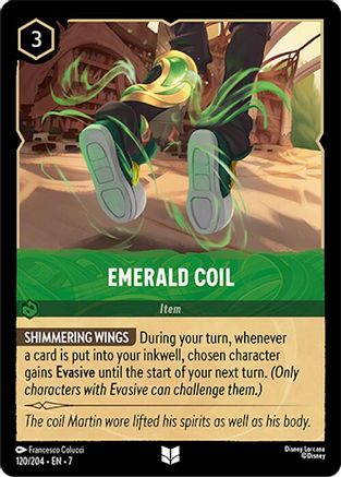Emerald Coil - 120/204 - Uncommon (Foil)