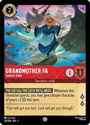 Grandmother Fa (Spirited Elder) - 121/204 - Common (Foil)