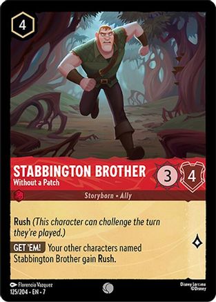 Stabbington Brother (Without a Patch) - 125/204 - Common (Foil)