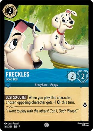Freckles (Good Boy) - 168/204 - Common (Foil)